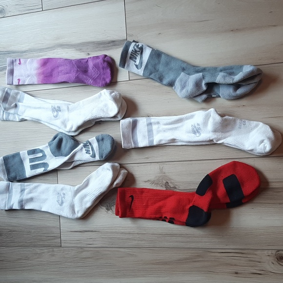 Nike Other - BUNDLE OF 7 PR NIKE LONG SOCKS SHOE SIZE 7